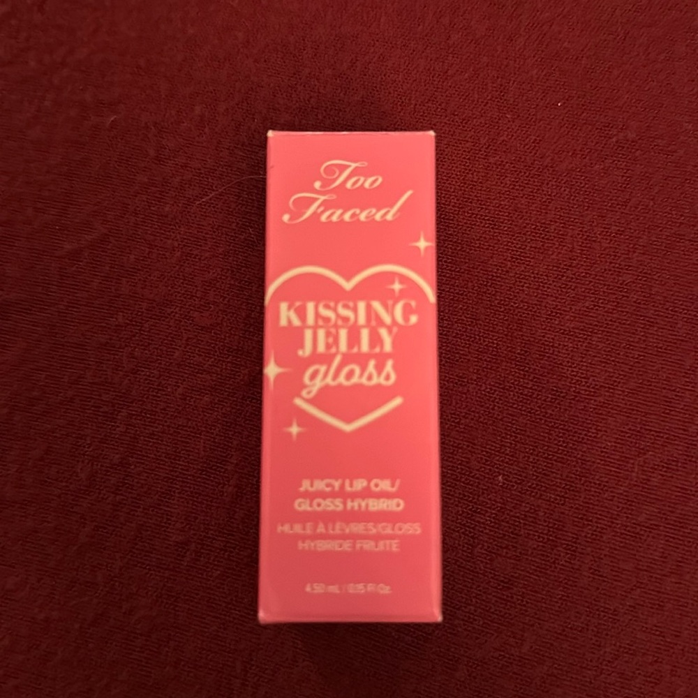 Brand New Too Faced Pina Colada Kissing Jelly Gloss Juicy Lip Oil/Gloss hybrid